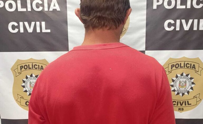 Homem é preso em Ubiretama por estupro de vulnerável