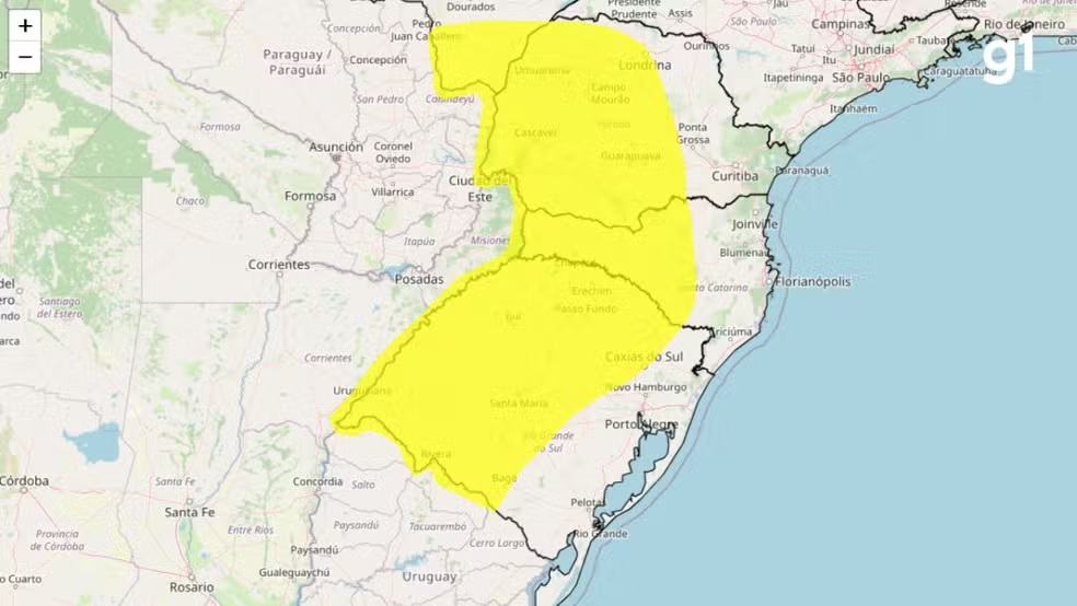 Segunda semana da primavera tem mudança de tempo e possibilidade de temporais no RS