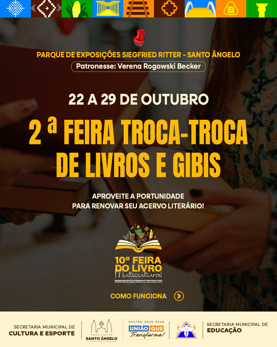 2ª Feira Troca-Troca de Livros e Gibis acontece durante a 10ª Feira do Livro Multicultural
