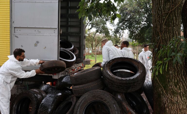 Ecoponto de pneus retoma atividades com novas regras em Santo Ângelo