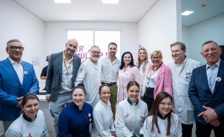 Governador inaugura em São Borja novo serviço especializado em saúde da mulher