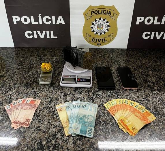 Polícia Civil prende jovem por tráfico de drogas em Santo Ângelo