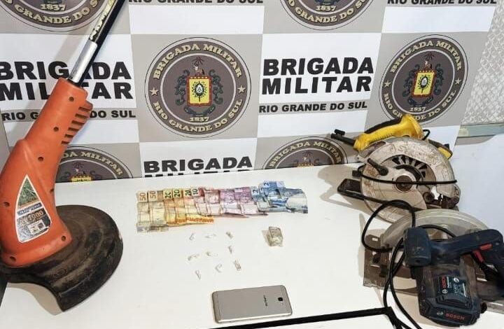 Brigada Militar prende homem por tráfico de drogas em Cerro Largo