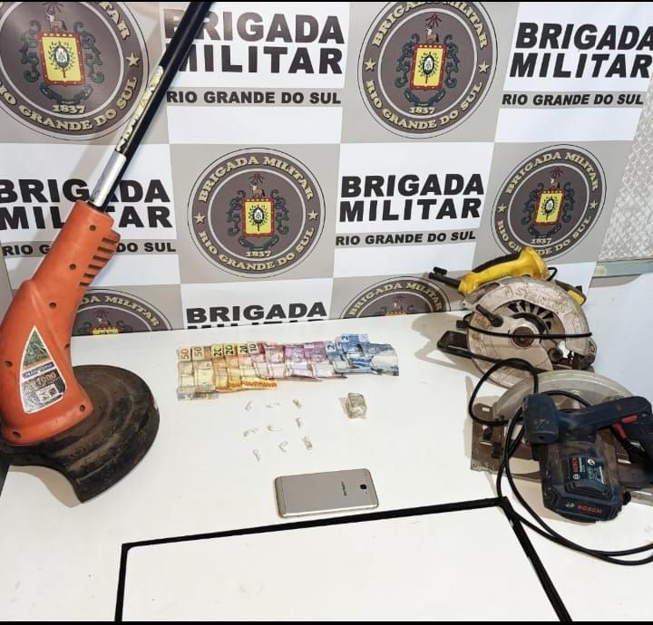 Brigada Militar prende homem por tráfico de drogas em Cerro Largo