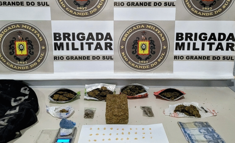 Brigada Militar apreende adolescente por fato análogo ao tráfico de entorpecentes em Ijuí