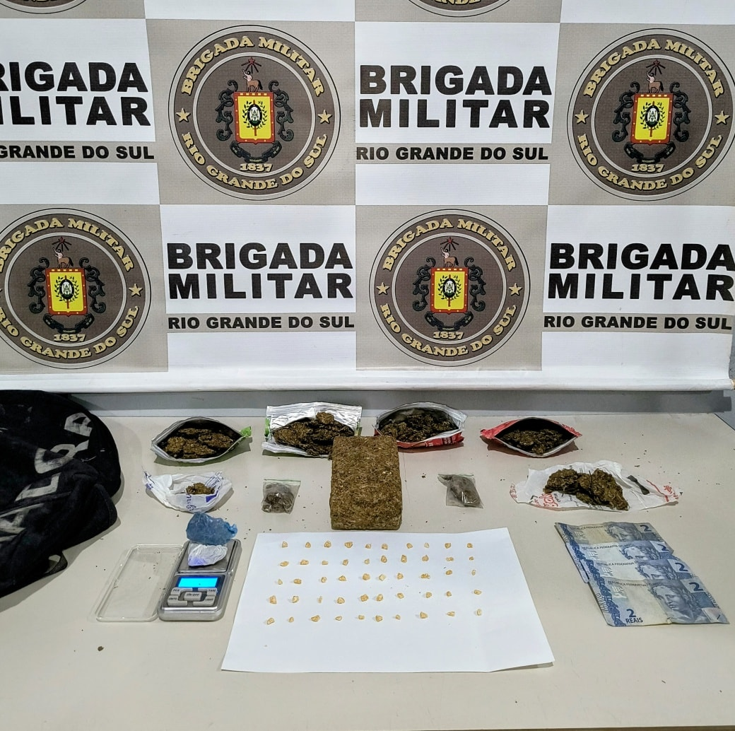 Brigada Militar apreende adolescente por fato análogo ao tráfico de entorpecentes em Ijuí