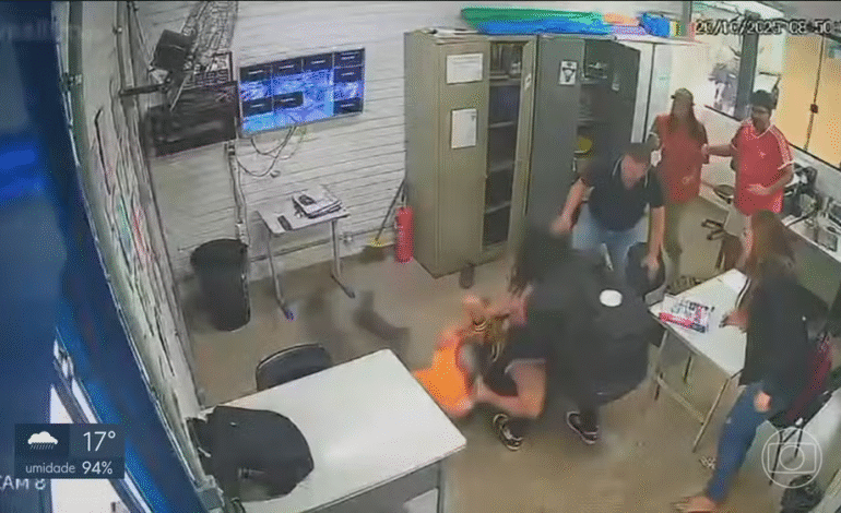 Pai agride professor dentro de escola no DF após filha ser repreendida por usar celular em aula