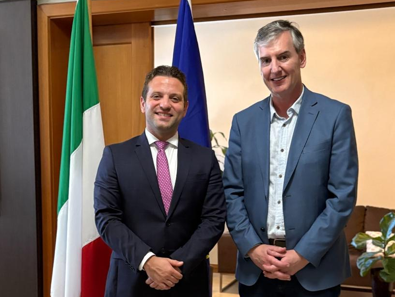 Cônsul italiano e presidente da Câmara de Comércio Italiana cumprirão agenda nas Missões