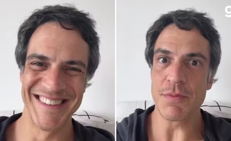 Mateus Solano afirma que não deu tapa em celular de fã em teatro no RS: ‘Peguei e joguei debaixo da cadeira’