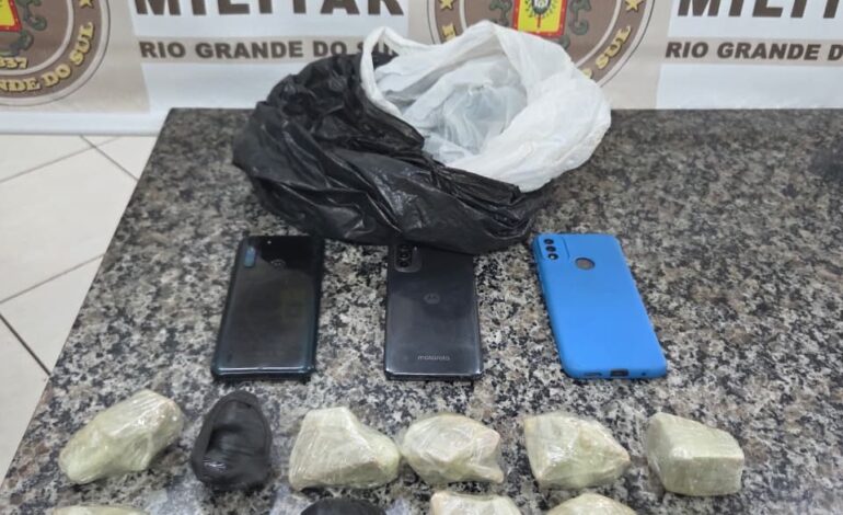 Brigada Militar realiza prisão por tráfico de drogas em Santo Ângelo