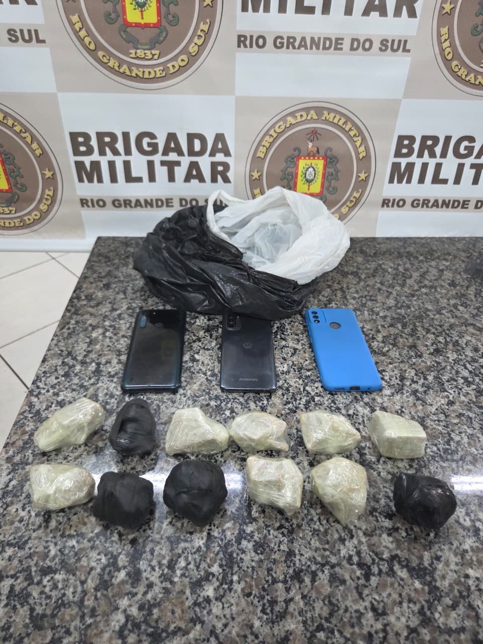 Brigada Militar realiza prisão por tráfico de drogas em Santo Ângelo