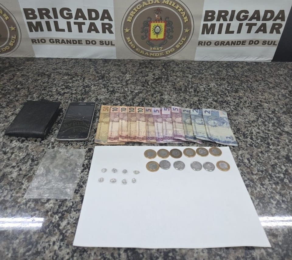 BM prende homem por tráfico de drogas em Santo Ângelo
