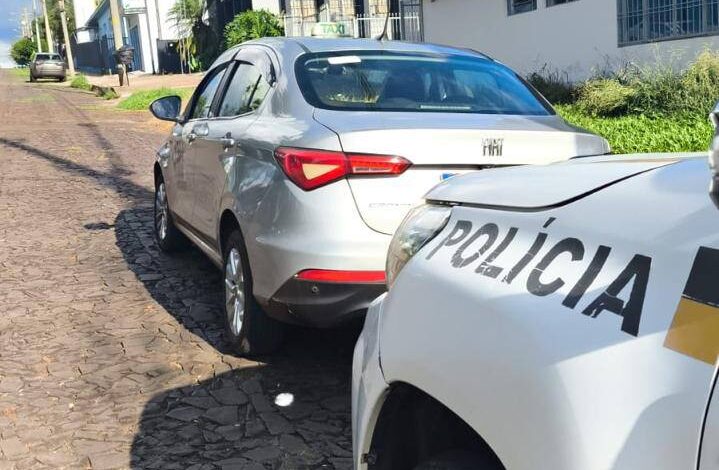 Brigada Militar prende dois suspeitos de roubo a taxista em Santo Ângelo