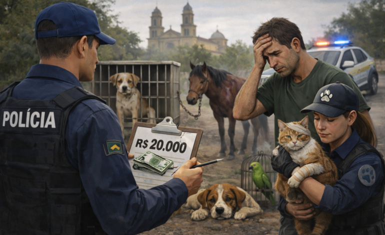 Projeto de lei prevê multas de até R$ 20 mil por maus-tratos a animais em Santo Ângelo