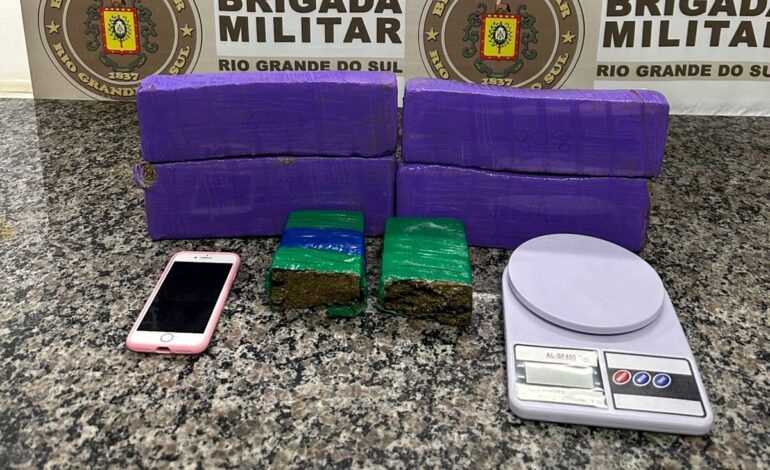 BM prende adolescente por tráfico de drogas no bairro Hortência