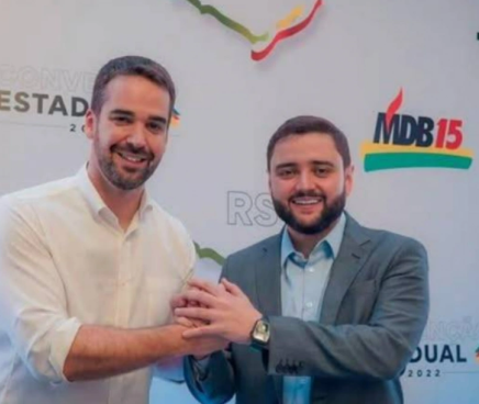 Gabriel Souza é oficializado pelo MDB como pré-candidato ao governo do RS em 2026