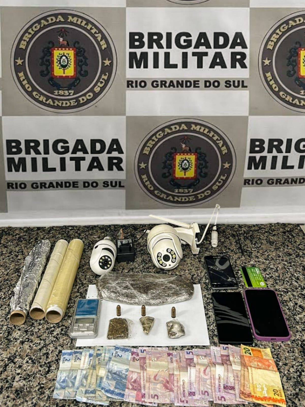 BM prende homem tráfico de drogas em Santo Ângelo