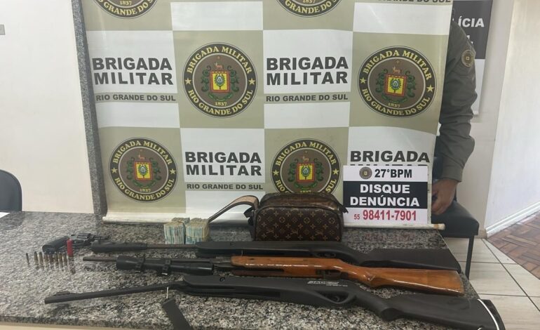 BM realiza prisão por porte ilegal de arma no bairro Cohab