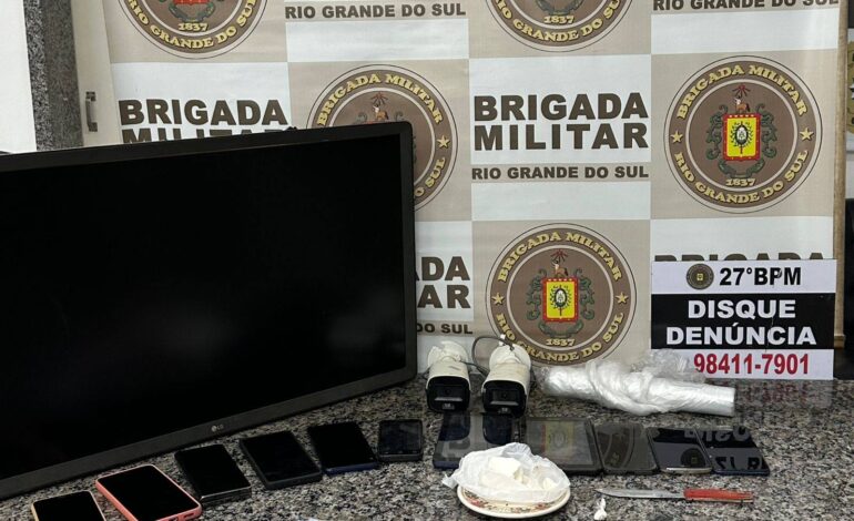 Brigada Militar prende dois por tráfico de drogas em Santo Ângelo