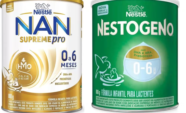 Anvisa proíbe venda de lotes de fórmulas infantis da Nestlé por risco de contaminação