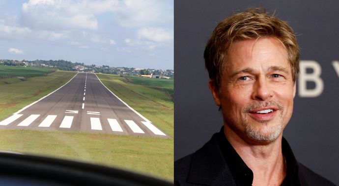 Pensando que receberia o ator Brad Pitt, moradora de São Valentim vai até o aeroporto de Erechim e descobre golpe