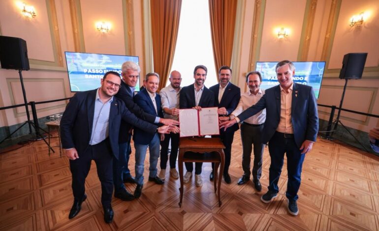 Governador Eduardo Leite firma contrato com nova administradora para modernizar aeroportos de Passo Fundo e Santo Ângelo