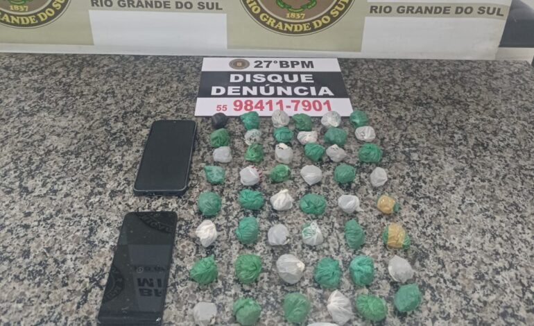 Homem é preso por tráfico de drogas em Santo Ângelo