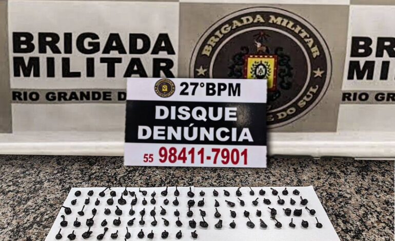 BM prende homem por tráfico de drogas em Santo Ângelo
