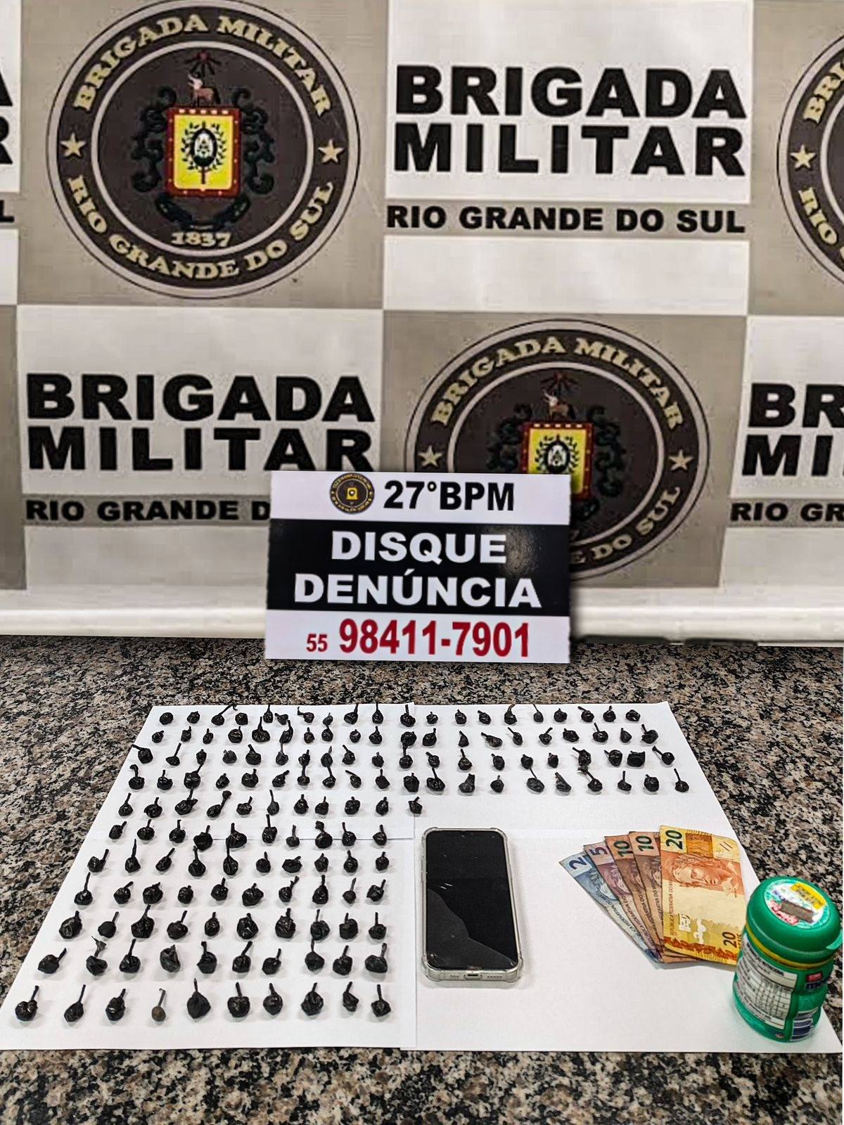 BM prende homem por tráfico de drogas em Santo Ângelo