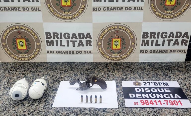 BM prende homem por porte ilegal de arma em Entre-Ijuís