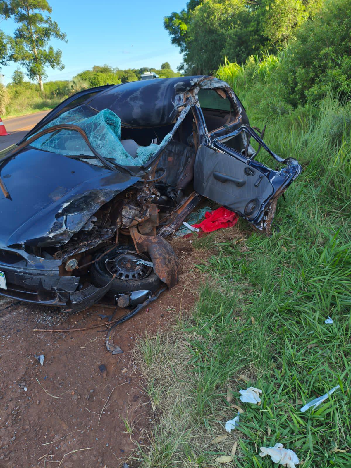 Morreu condutor do veículo Palio de Guarani das Missões envolvido em acidente na RS-344
