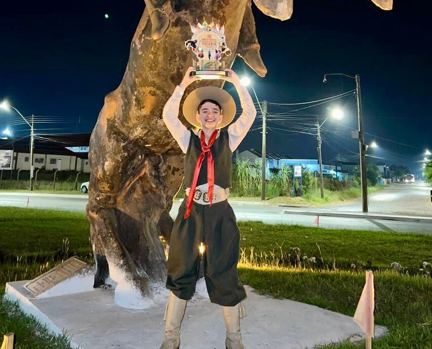 Gaiteiro de Santo Ângelo é vice-campeão no Rodeio Internacional de Vacaria