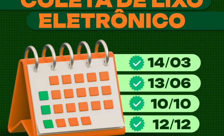 Santo Ângelo divulga datas de coleta de lixo eletrônico