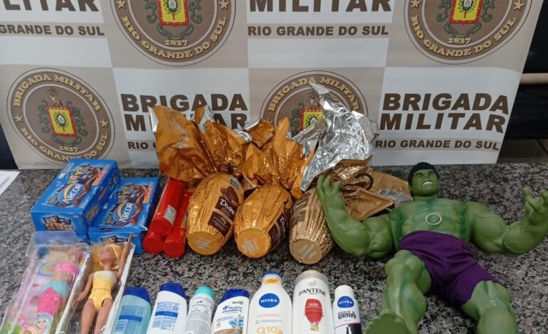 BM prende indivÃduos envolvidos em crimes de furto e receptação, em Santo Ângelo