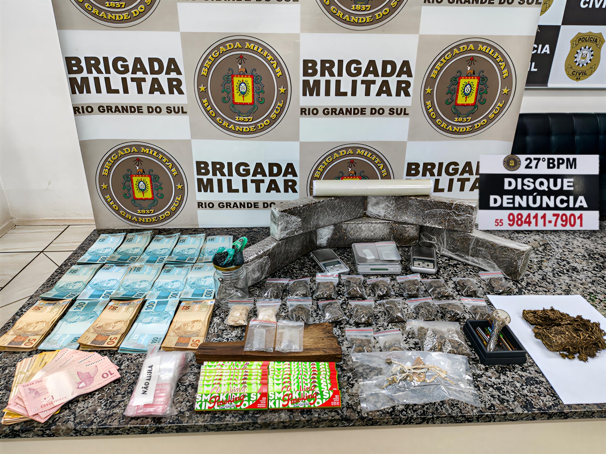 BM prende homem por tráfico de drogas em Santo Ângelo