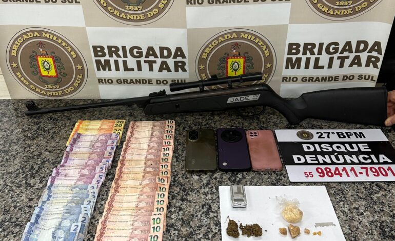 Adolescente é apreendido por tráfico de drogas no bairro Rogowski