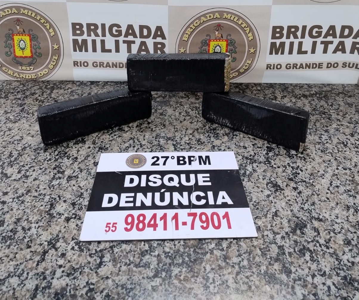 BM prende homem por tráfico de drogas na Linha Paraíso