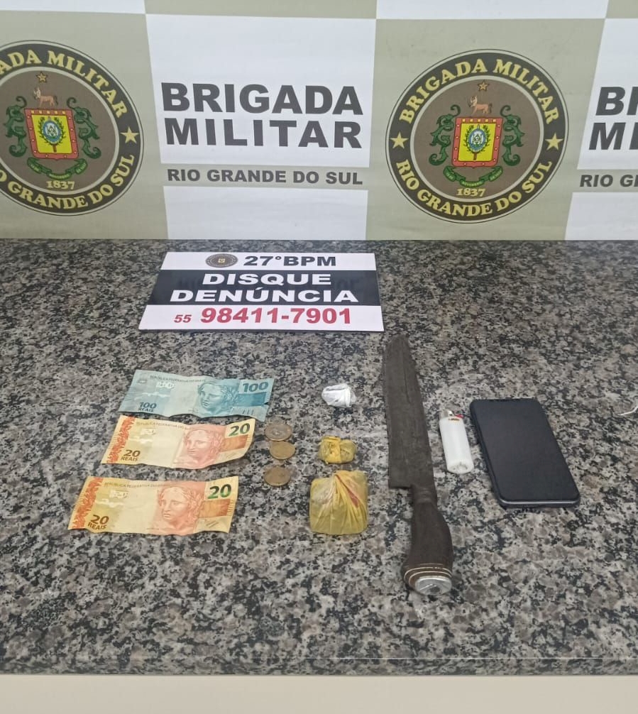 BM apreende adolescente por tráfico de drogas no bairro COHAB em Santo Ângelo