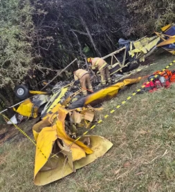 Piloto morre em queda de avião agrícola entre Cruz Alta e Ibirubá
