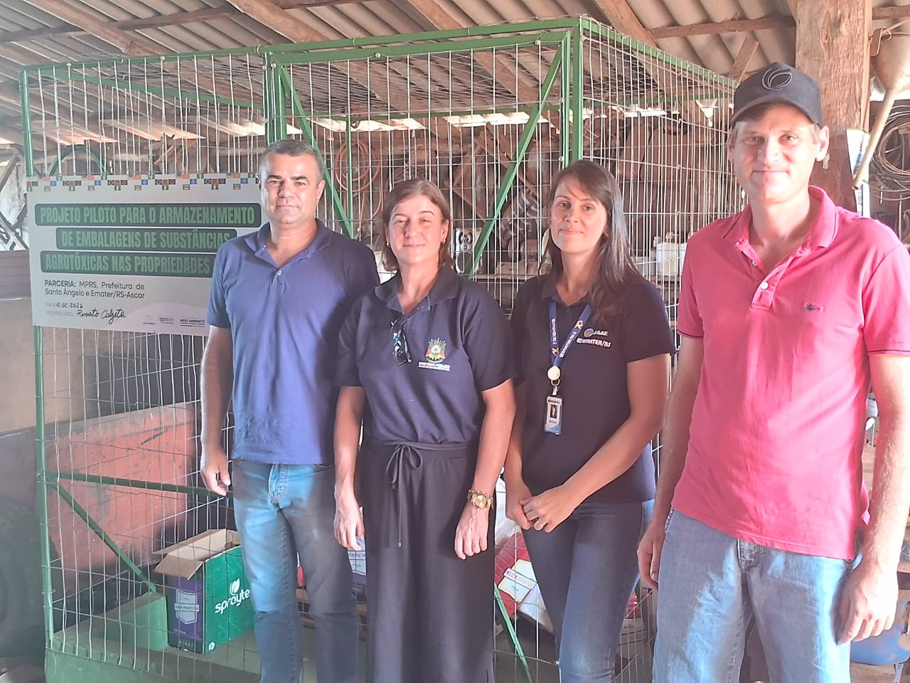 Santo Ângelo inaugura abrigo para embalagens de agrotóxicos e reforça proteção ambiental e à saúde