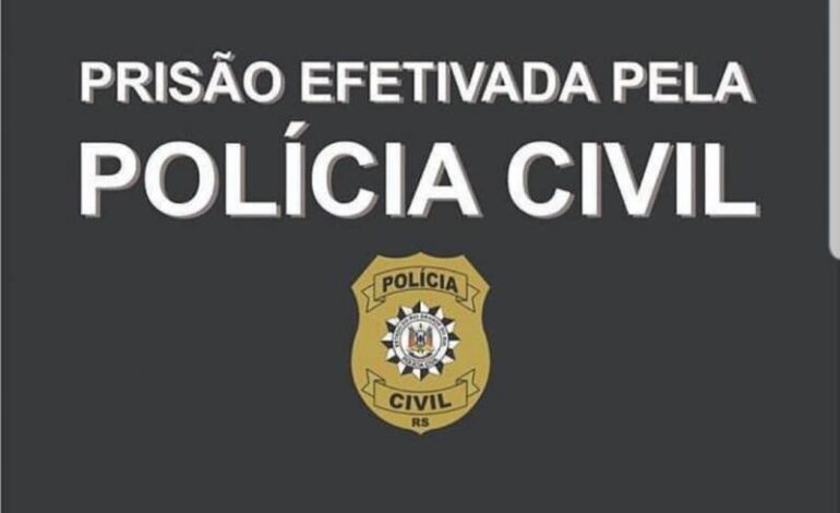 Polícia Civil cumpre prisão preventiva por homicídio qualificado em Roque Gonzales