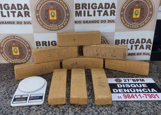 Brigada Militar prende mulher por tráfico de drogas em Santo Ângelo