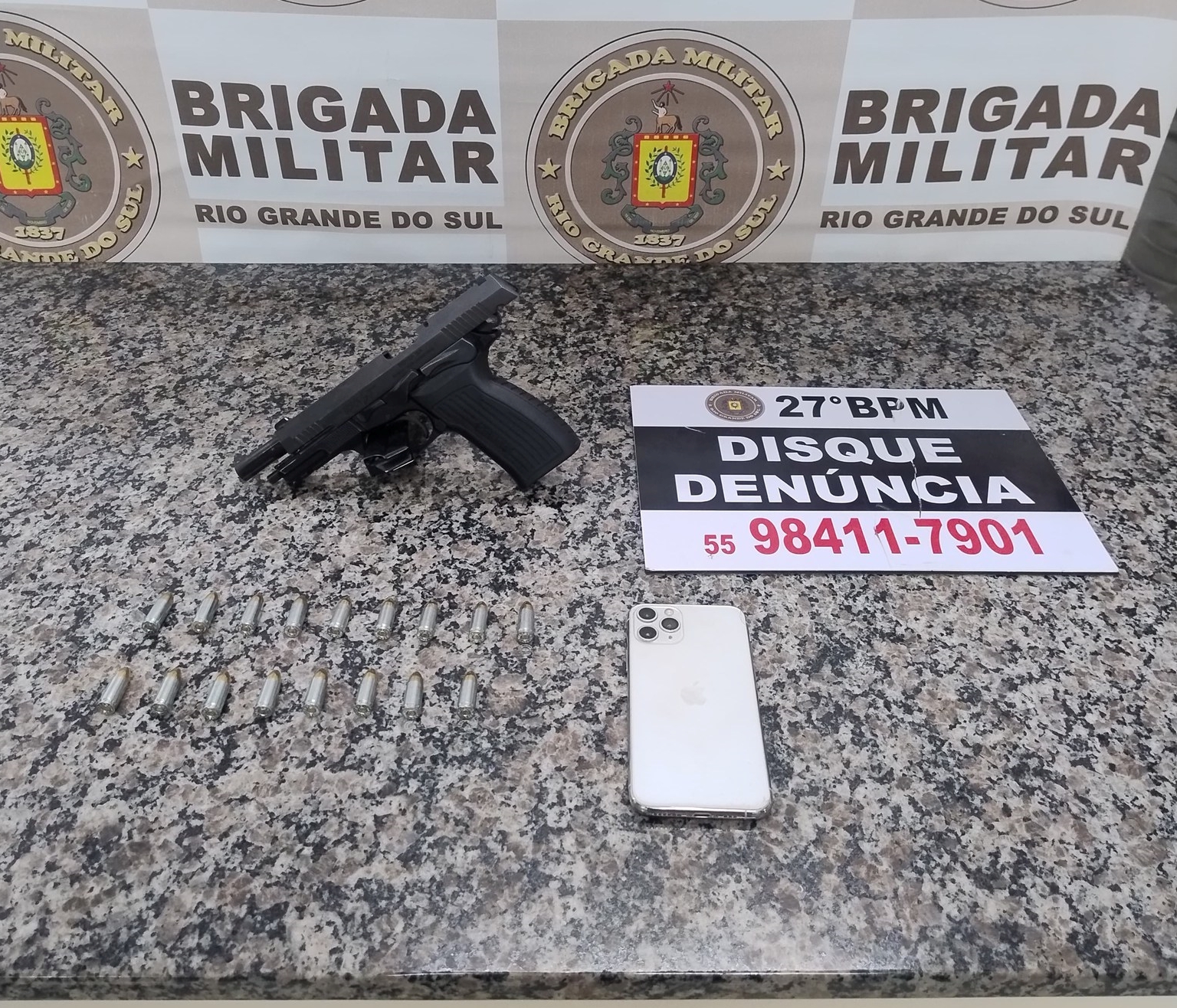 Homem é preso por porte ilegal de arma de fogo em Santo Ângelo