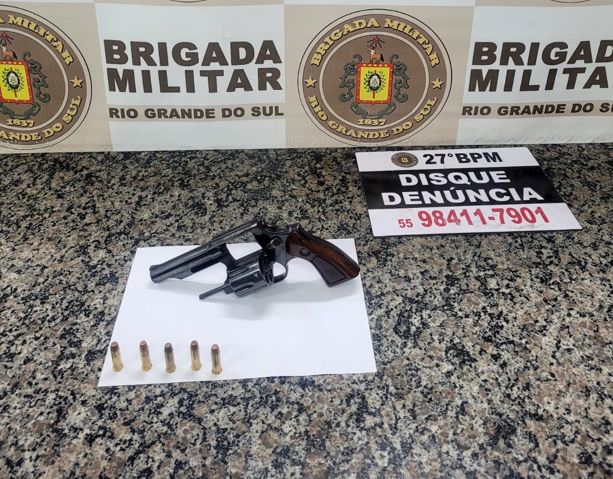 BM prende homem por porte ilegal de arma de fogo em Santo Ângelo