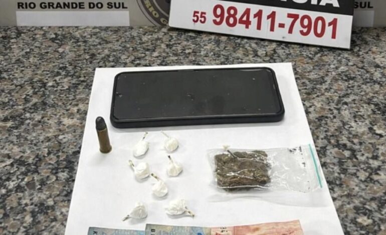 Homem é preso por tráfico de drogas no bairro Pippi