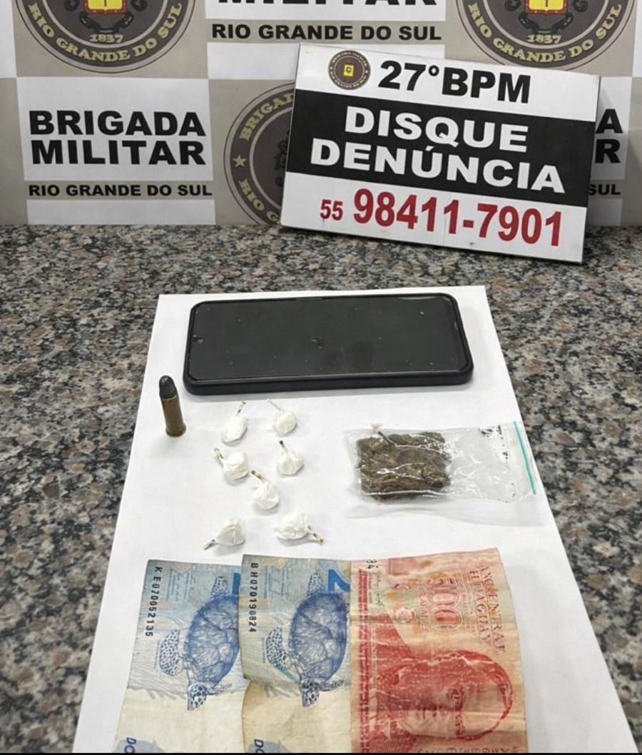 Homem é preso por tráfico de drogas no bairro Pippi