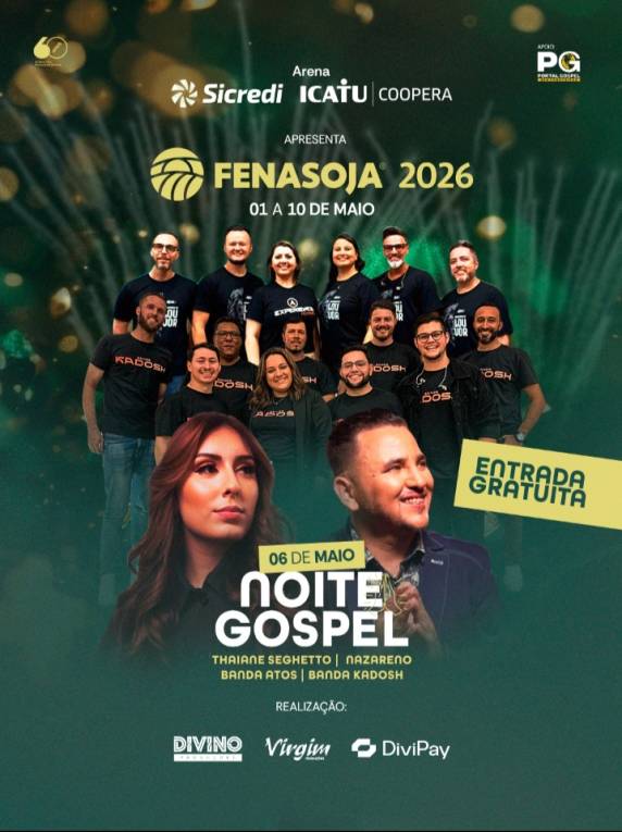 FENASOJA dos 60 anos apresenta grade diversificada de shows
