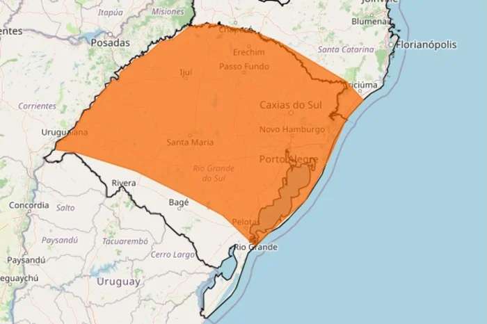 Inmet emite alertas de tempestade com risco de granizo no RS