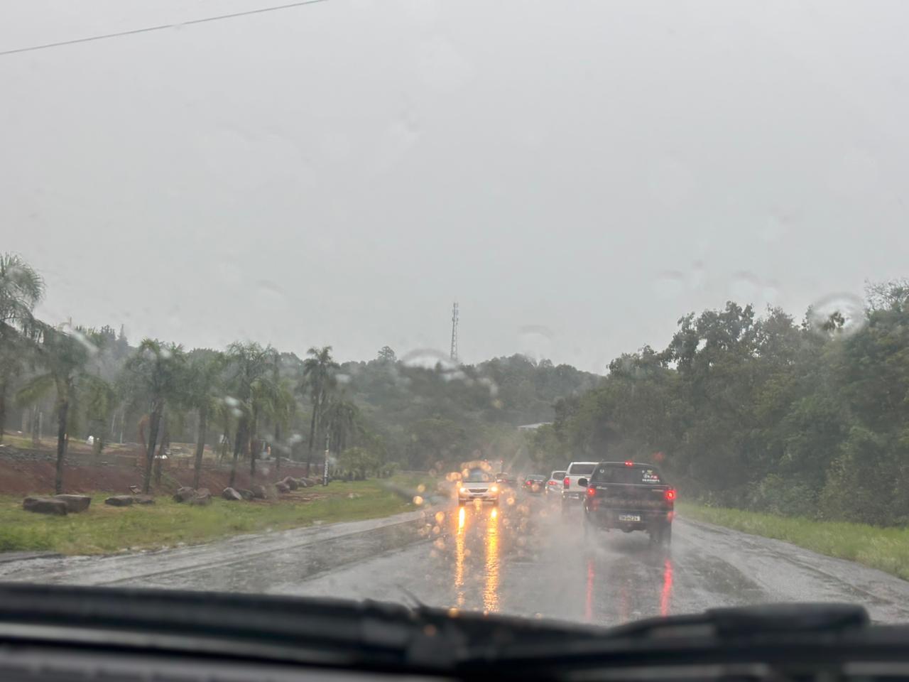 Volume de chuva passa dos 140 mm em Santo Ângelo, mas não há ocorrências registradas