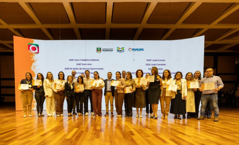 Escola Estadual Catarina Lépori é premiada no Programa Alfabetiza Tchê